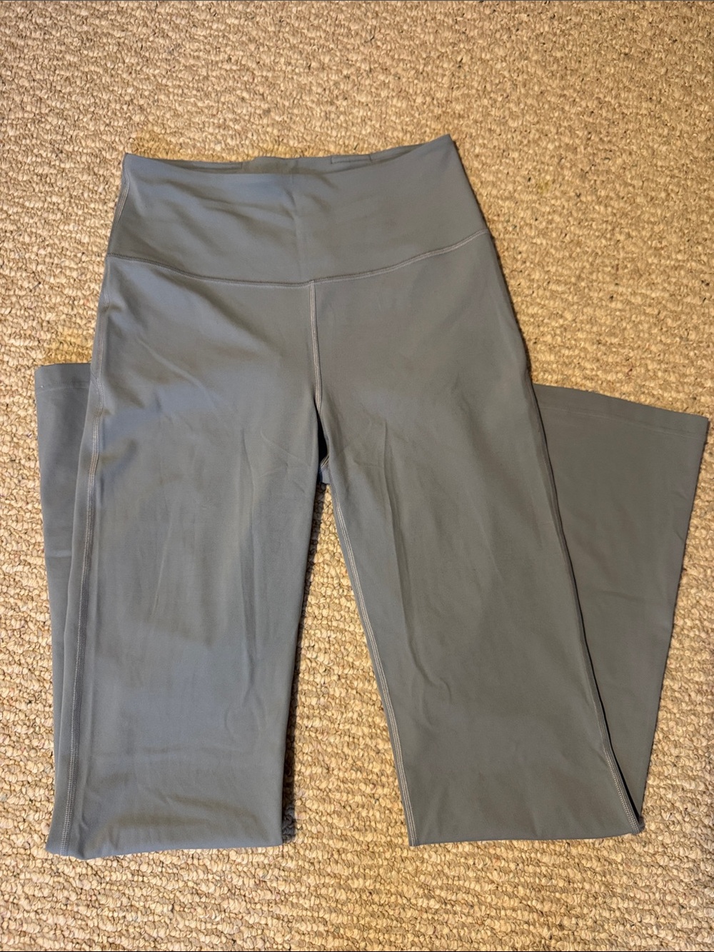 High-Rise Gray Women's Yoga Pants